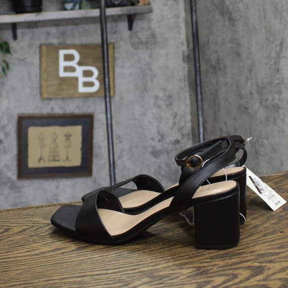 A New Day Womens Block Sonora Heels 83821205 Black 9.5M - Picture 2 of 10